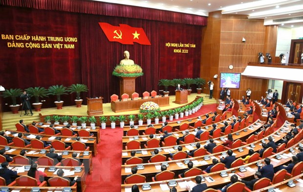 Thông báo Hội nghị lần thứ 8 Ban Chấp hành Trung ương Đảng khóa XIII - Ảnh 1.