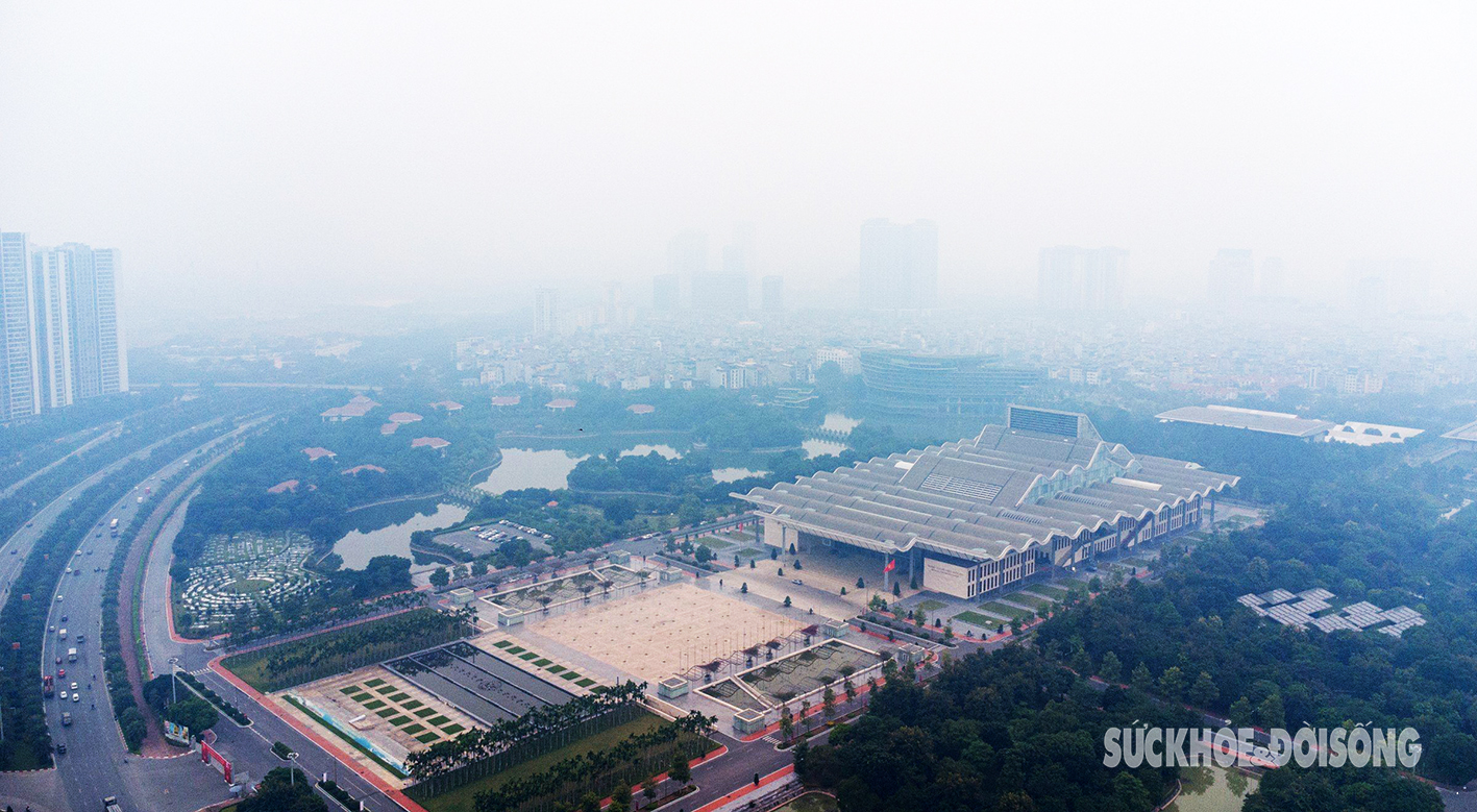 Ô nhiễm không khí, Hà Nội mịt mù nhìn từ trên cao- Ảnh 9.