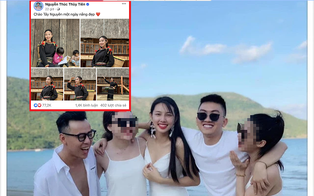 Động thái mới nhất của Thùy Tiên khi bị "réo tên" vì chụp hình chung với 2 "tú ông" vừa bị bắt