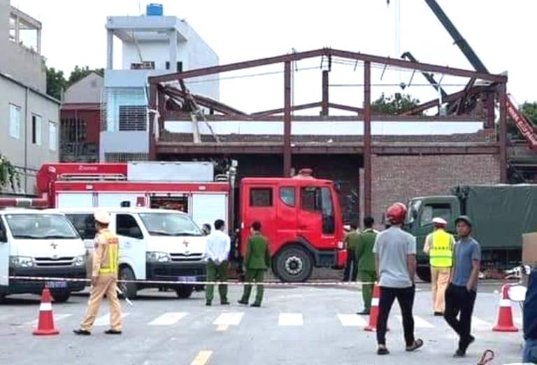 Vụ sập mái nhà đang xây ở Thái Bình: Thêm một nạn nhân tử vong- Ảnh 2.