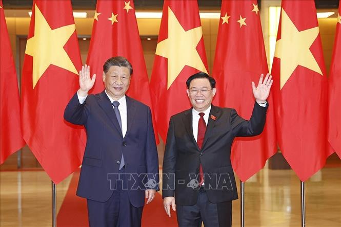 Chủ tịch Quốc hội Vương Đình Huệ hội kiến Tổng Bí thư, Chủ tịch nước Trung Quốc Tập Cận Bình- Ảnh 3.