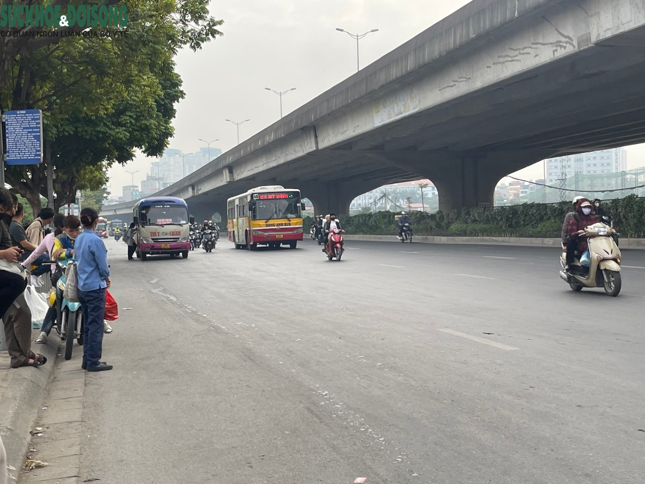 Hà Nội: Hàng loạt xe khách 'họp chợ' trên đường- Ảnh 4.