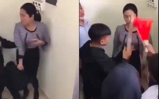 Xôn xao clip nữ giáo viên bị nhóm học sinh dồn vào góc lớp chửi bới gây phẫn nộ