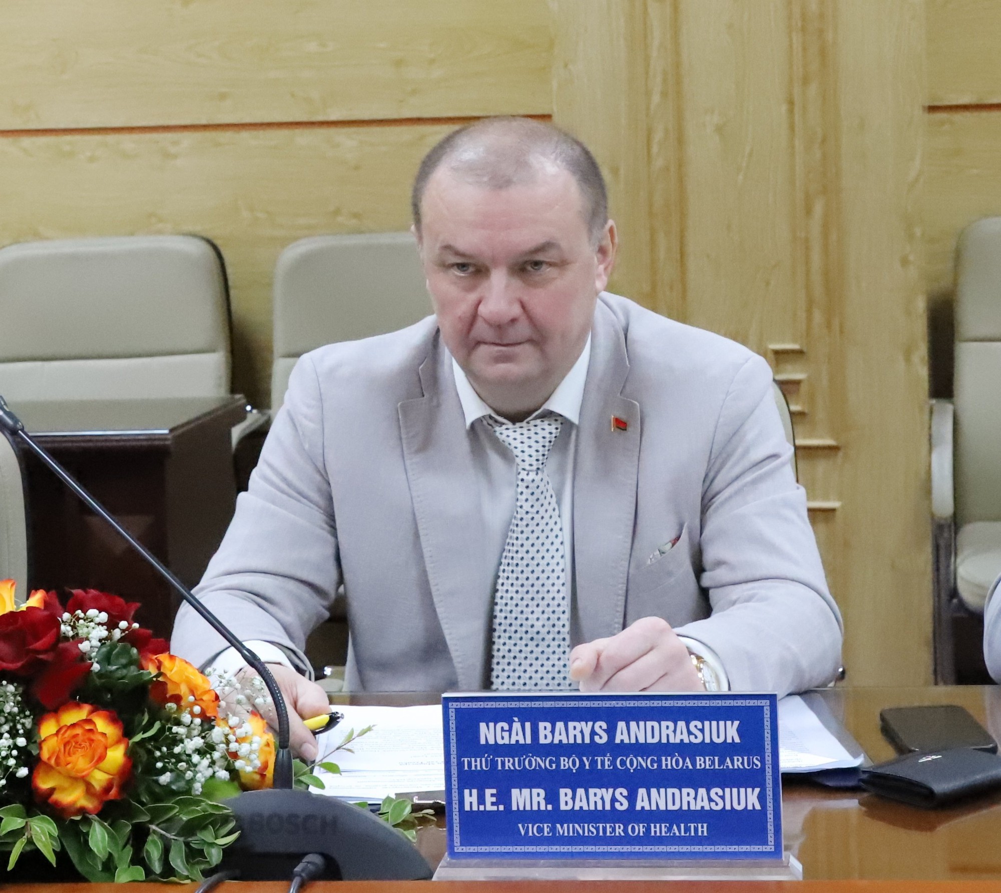 Thứ trưởng Đỗ Xuân Tuyên tiếp Thứ trưởng Bộ Y tế Cộng hoà Belarus- Ảnh 2.