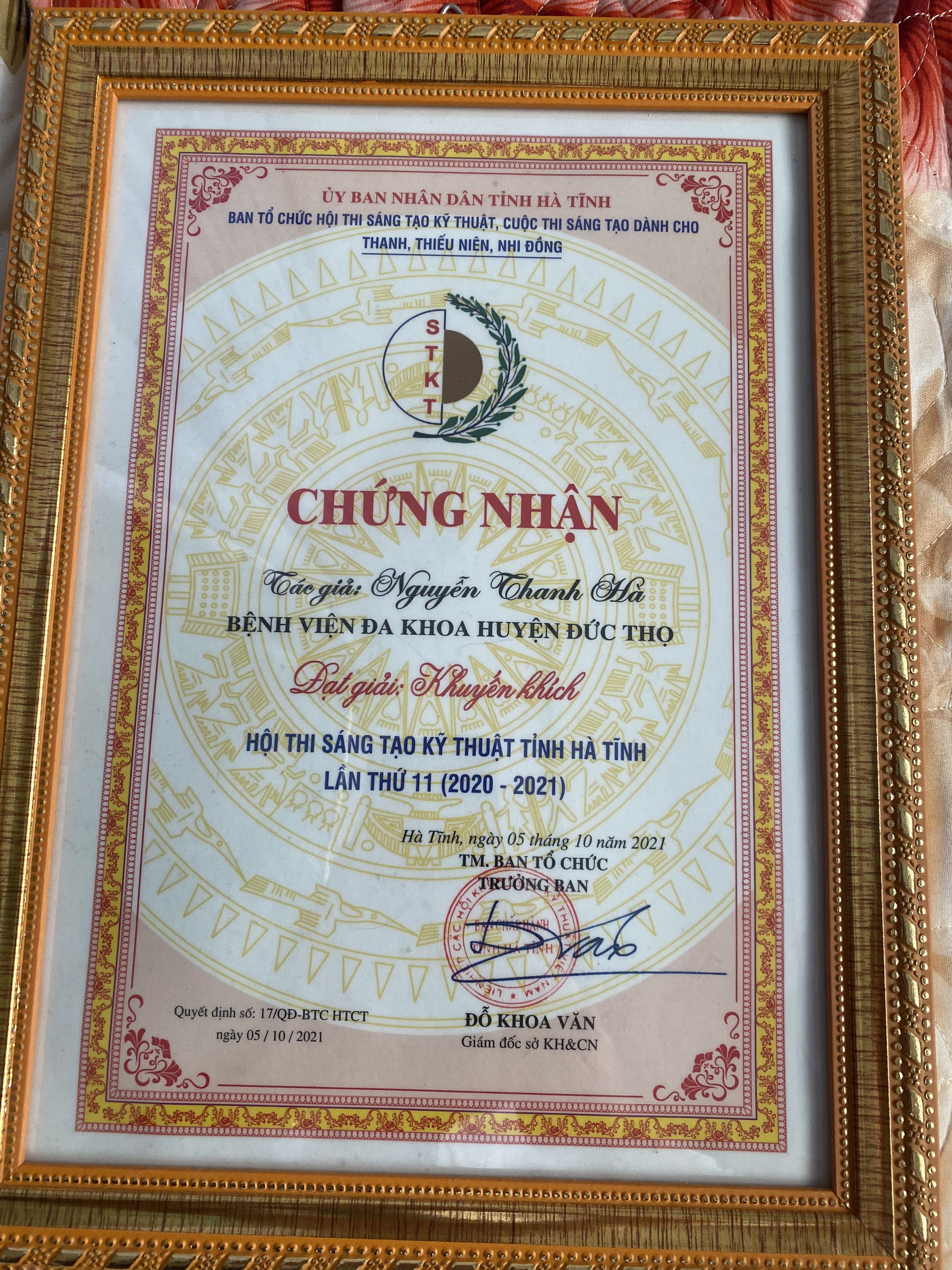 Sáng kiến của bác sỹ ở Hà Tĩnh được ghi vào Sách vàng Sáng tạo Việt Nam- Ảnh 6.