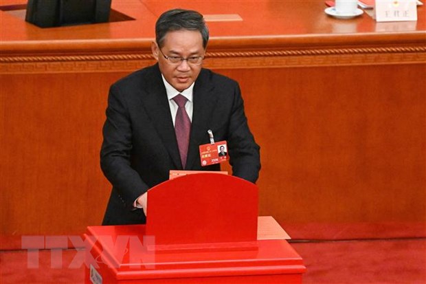 Ông Lý Cường được bầu làm Thủ tướng Trung Quốc thay ông Lý Khắc Cường - Ảnh 1.