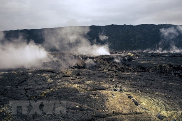 Núi lửa Nyamuragira ở CHDC Congo &quot;thức giấc&quot; sau hơn 10 năm - Ảnh 1.