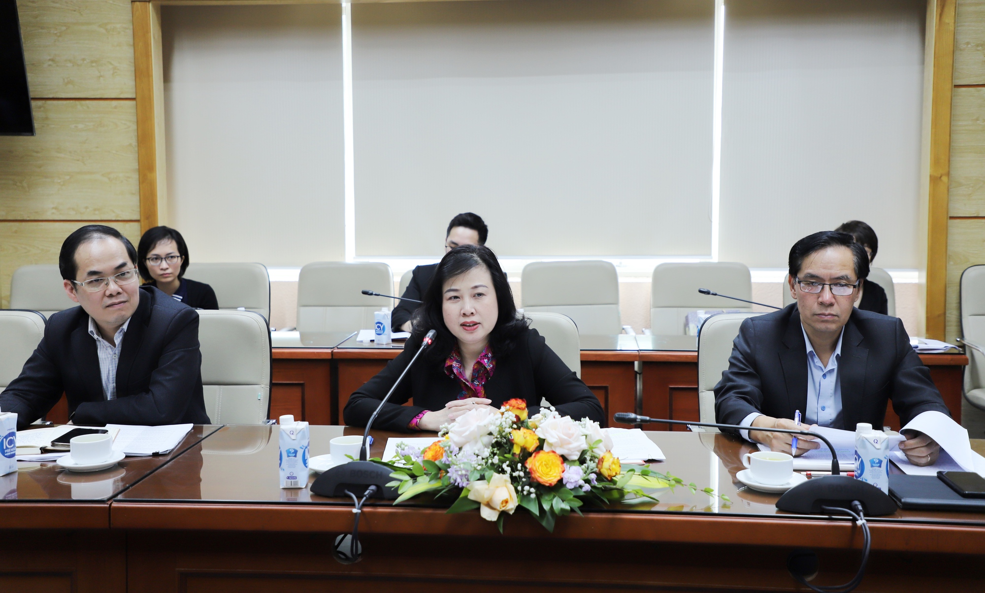 Bộ trưởng Đào Hồng Lan tiếp Đại sứ Đặc mệnh toàn quyền Hàn Quốc tại Việt Nam - Ảnh 1.