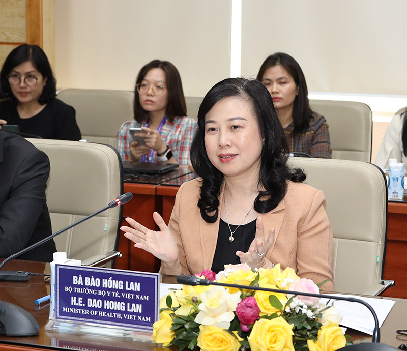 Bộ trưởng Bộ Y tế Đào Hồng Lan tiếp đoàn doanh nghiệp của Hội đồng Kinh doanh Hoa Kỳ - ASEAN - Ảnh 3.