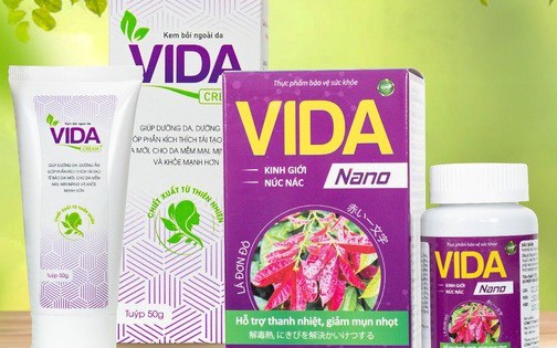 Thực phẩm bảo vệ sức khỏe Vida Nano 'nổ' công dụng như thuốc chữa bệnh trên một số website