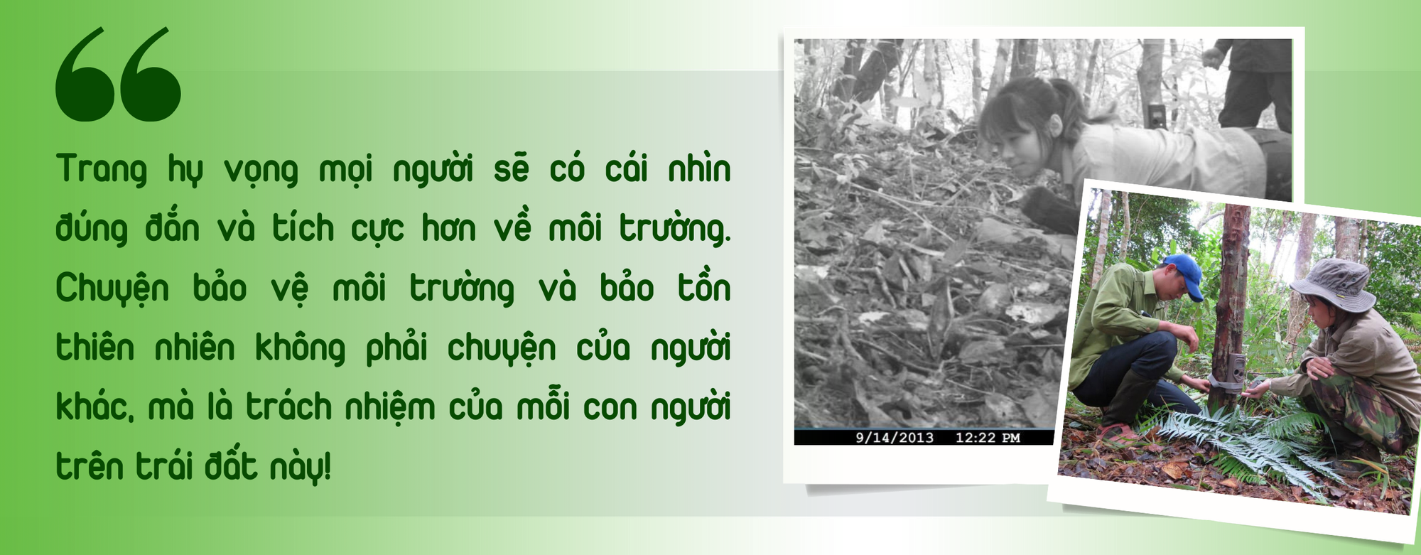 &quot;Chang hoang dã&quot; - Cô gái &quot;bám rễ&quot; bảo vệ cuộc sống trốn rừng già - Ảnh 9.