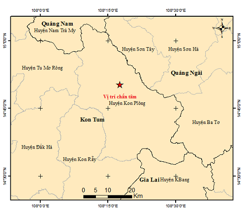 Kon Tum lại xảy ra 2 trận động đất liên tiếp - Ảnh 2.