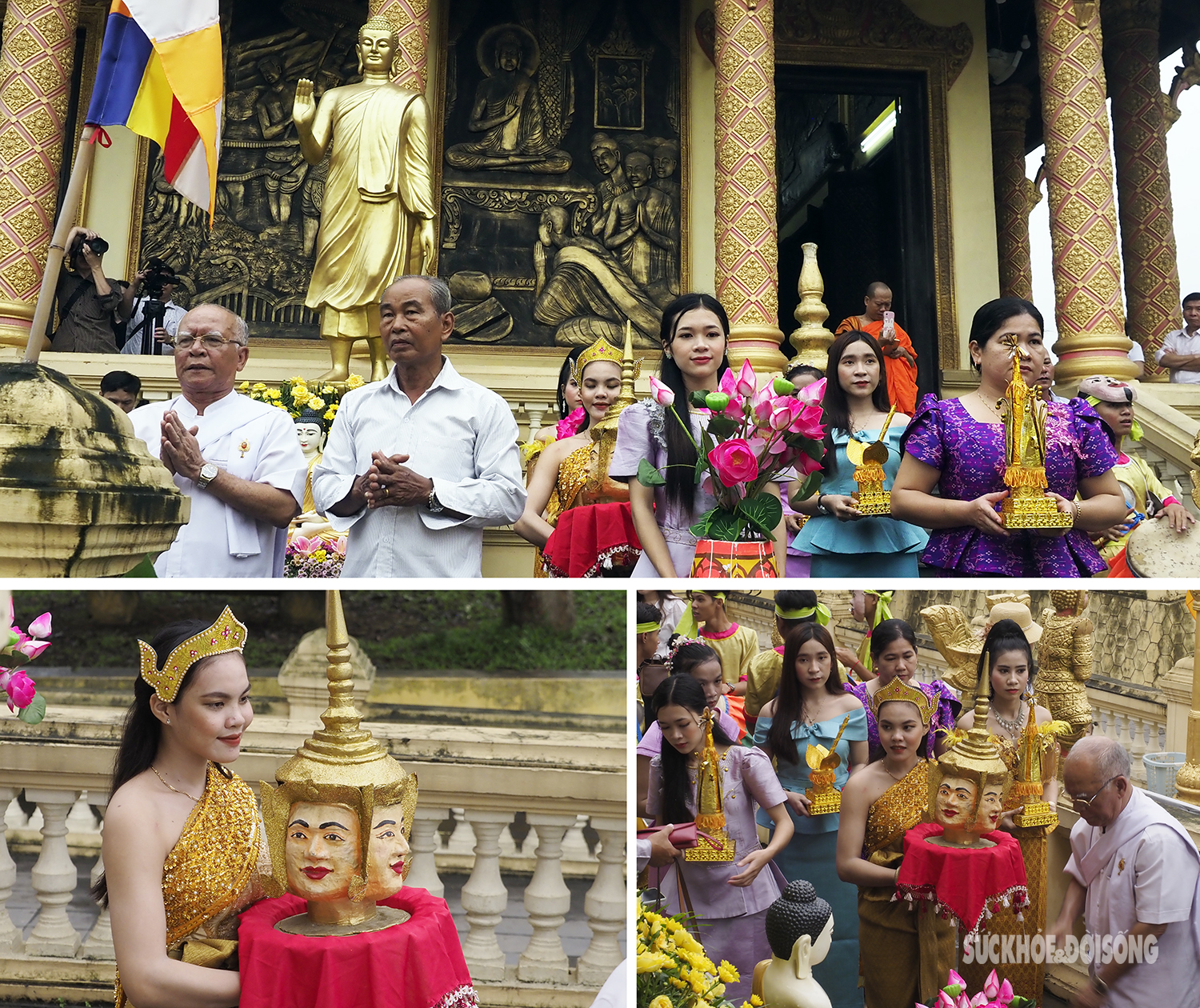 Đặc sắc nghi lễ tắm tượng phật của người Khmer trong ngày đầu năm  - Ảnh 5.