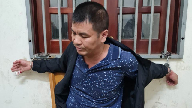 Nghi phạm Yang Zhong Wu sát hại nữ kế toán ở Bình Dương thời điểm bị bắt giữ.