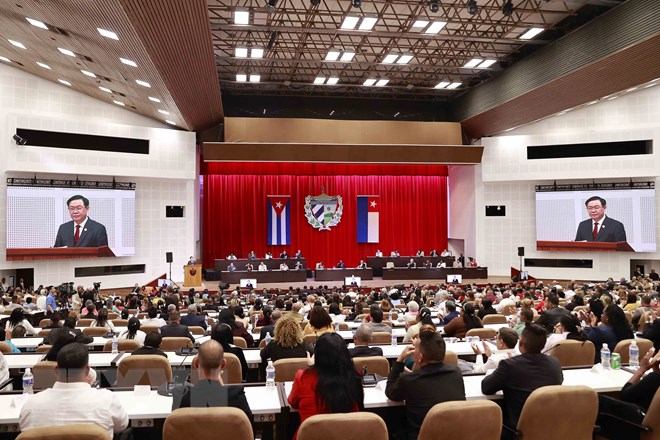 Chủ tịch Quốc hội phát biểu tại Phiên họp đặc biệt của Quốc hội Cuba - Ảnh 14.