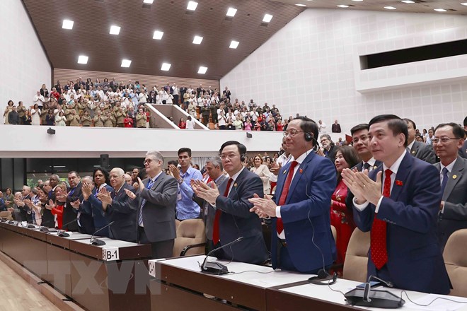 Chủ tịch Quốc hội phát biểu tại Phiên họp đặc biệt của Quốc hội Cuba - Ảnh 21.