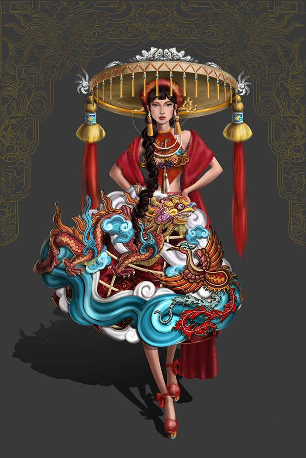 Lộ diện những thiết kế dân tộc ấn tượng tại Miss Grand Vietnam 2023 - Ảnh 13.