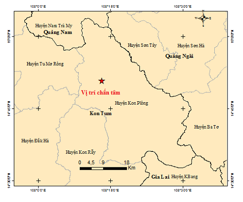 Kon Tum động đất ngày đầu tiên nghỉ lễ 30/4-1/5 - Ảnh 2.