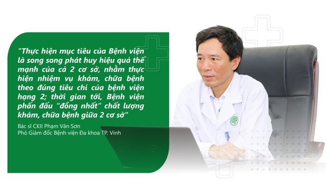 Bệnh viện đa khoa TP Vinh cơ sở 2: Đổi mới toàn diện, hướng tới &quot;Bệnh viện thông minh - Chuyên nghiệp - Hiện đại&quot; - Ảnh 4.