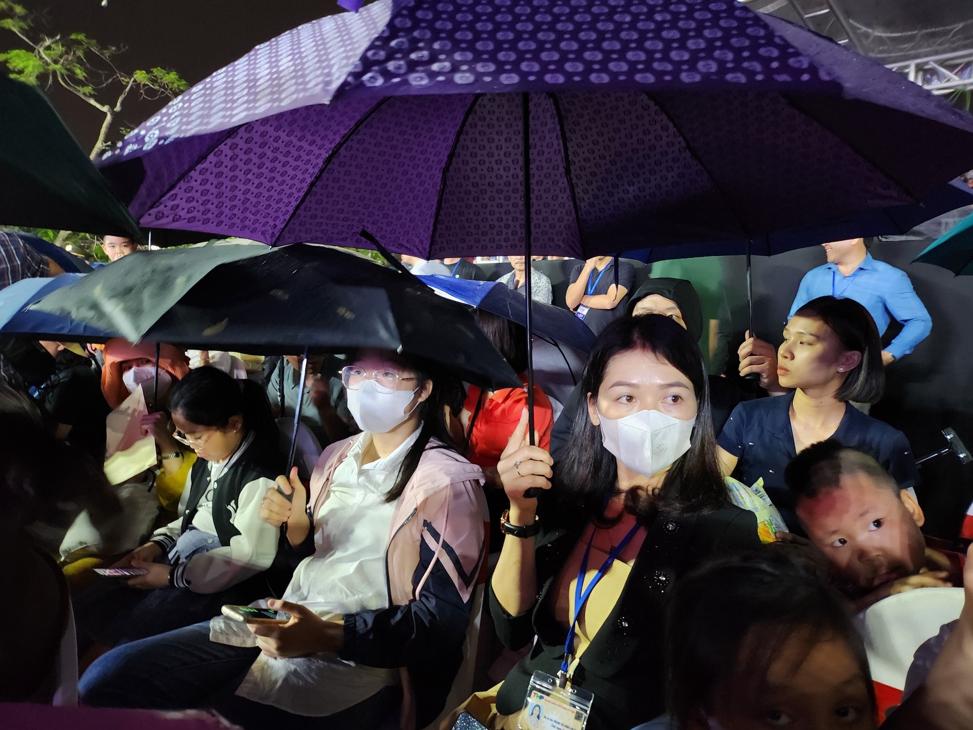 Hàng vạn người dân, du khách đội mưa dự lễ hội Hoa phượng đỏ Hải Phòng - Ảnh 3.