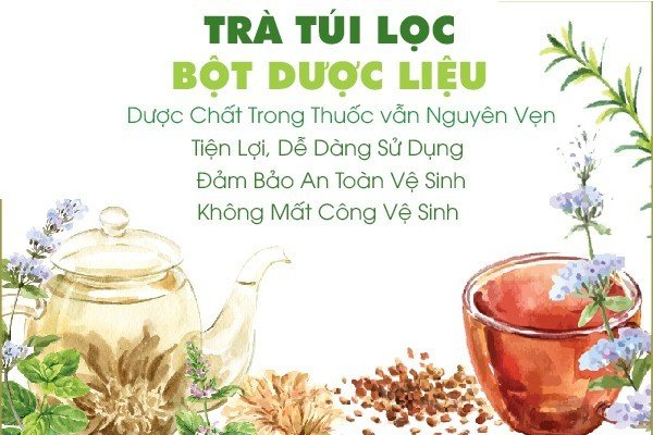 Trà túi lọc thảo dược -  Tốt cho sức khỏe bạn - Ảnh 1.