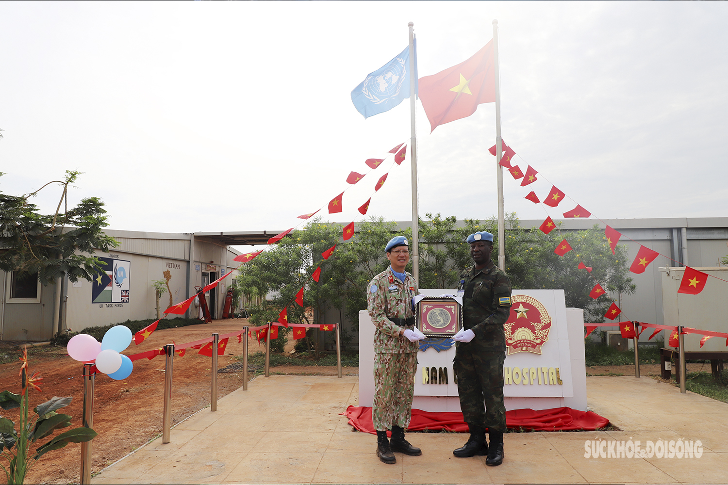Khánh thành cột cờ ở Nam Sudan nhân kỷ niệm ngày sinh Chủ tịch Hồ Chí Minh - Ảnh 3.