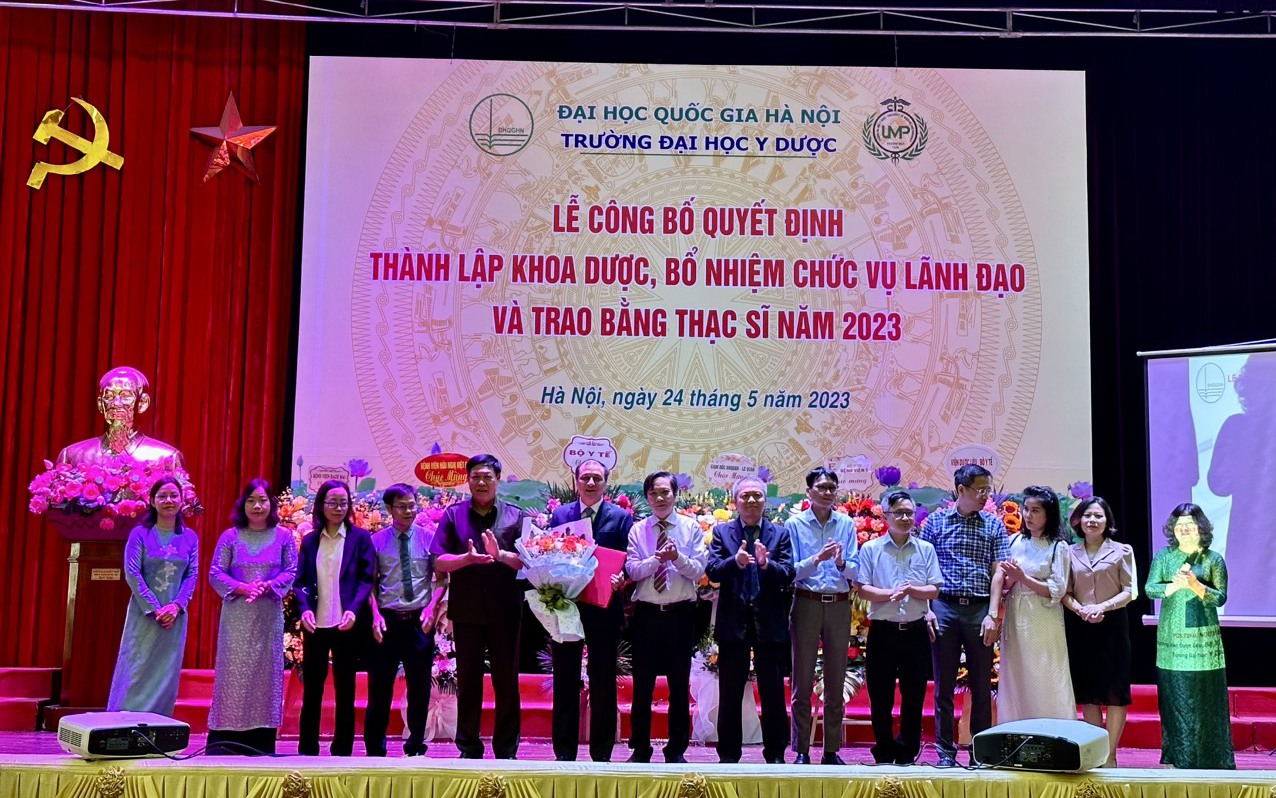 Trường Đại học Y Dược của ĐH Quốc gia Hà Nội thành lập khoa Dược