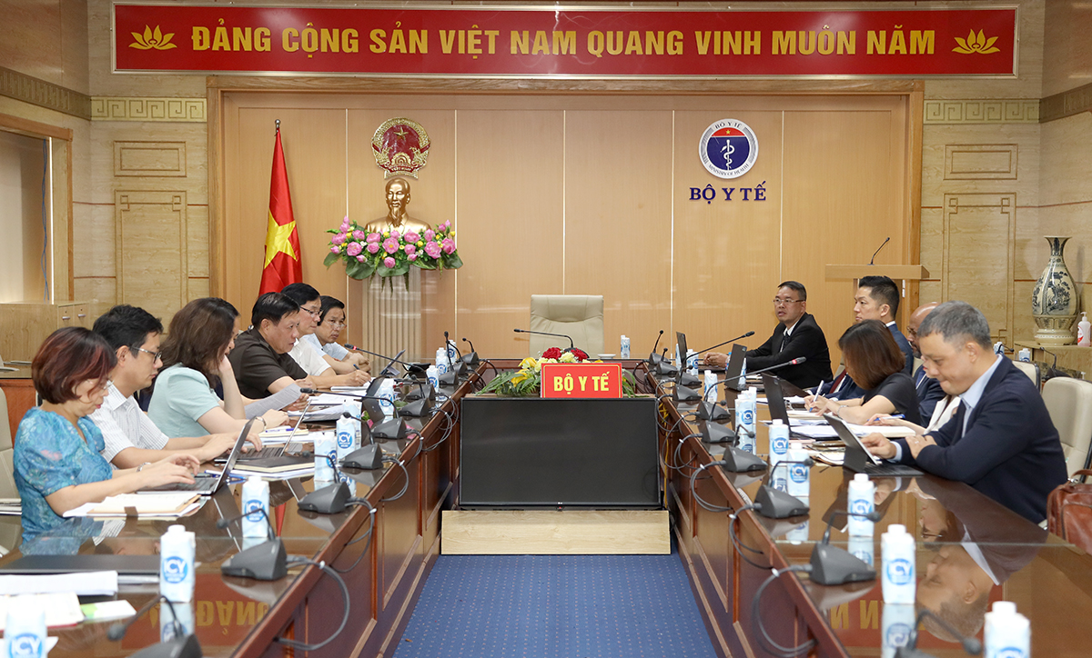 Thứ trưởng Đỗ Xuân Tuyên tiếp và làm việc với Chủ tịch thị trường mới nổi Châu Á của Tập đoàn Pfizer - Ảnh 3.