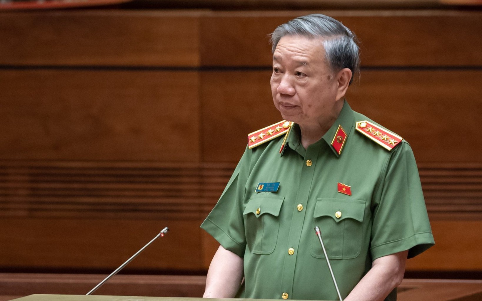 Bộ trưởng Tô Lâm nêu lý do đề xuất tăng tuổi phục vụ trong lực lượng công an nhân dân