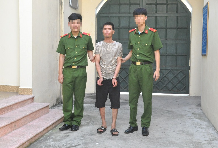 Đối tượng Trần Văn Luân bị Công an huyện Kim Thành bắt tạm giam. Ảnh: Cơ quan công an.
