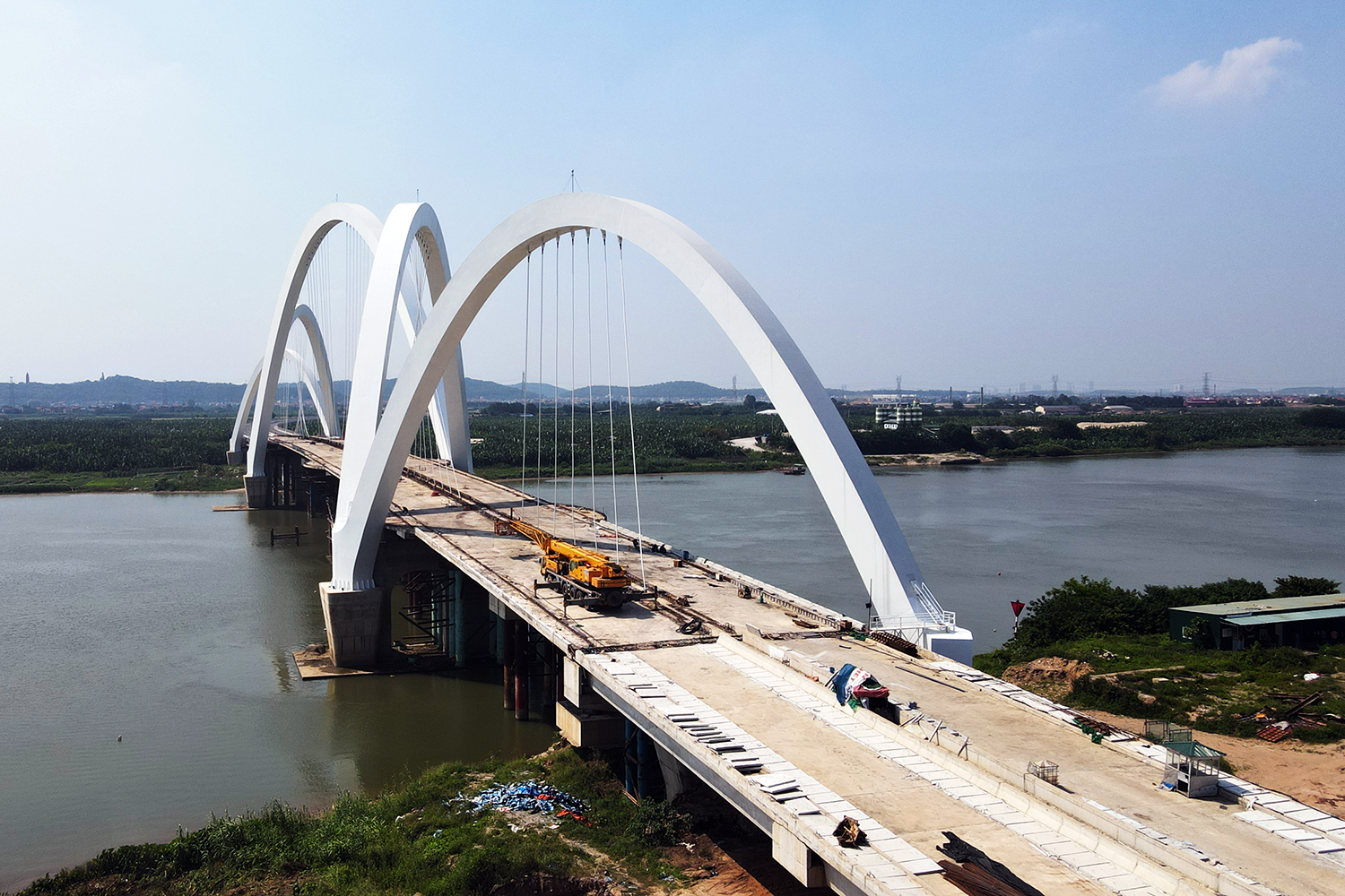 Chiêm ngưỡng cây cầu với 5 vòm thép cao nhất Việt Nam  - Ảnh 4.