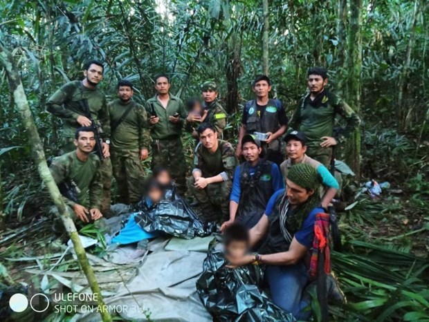 4 trẻ em sống sót sau 40 ngày lạc trong rừng Amazon ở Colombia - Ảnh 1.