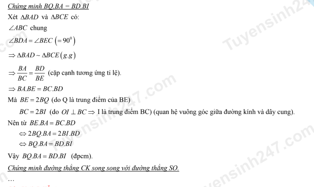 Đáp án đề thi tuyển sinh lớp 10 môn Toán tại Hà Nội năm 2023 - Ảnh 8.