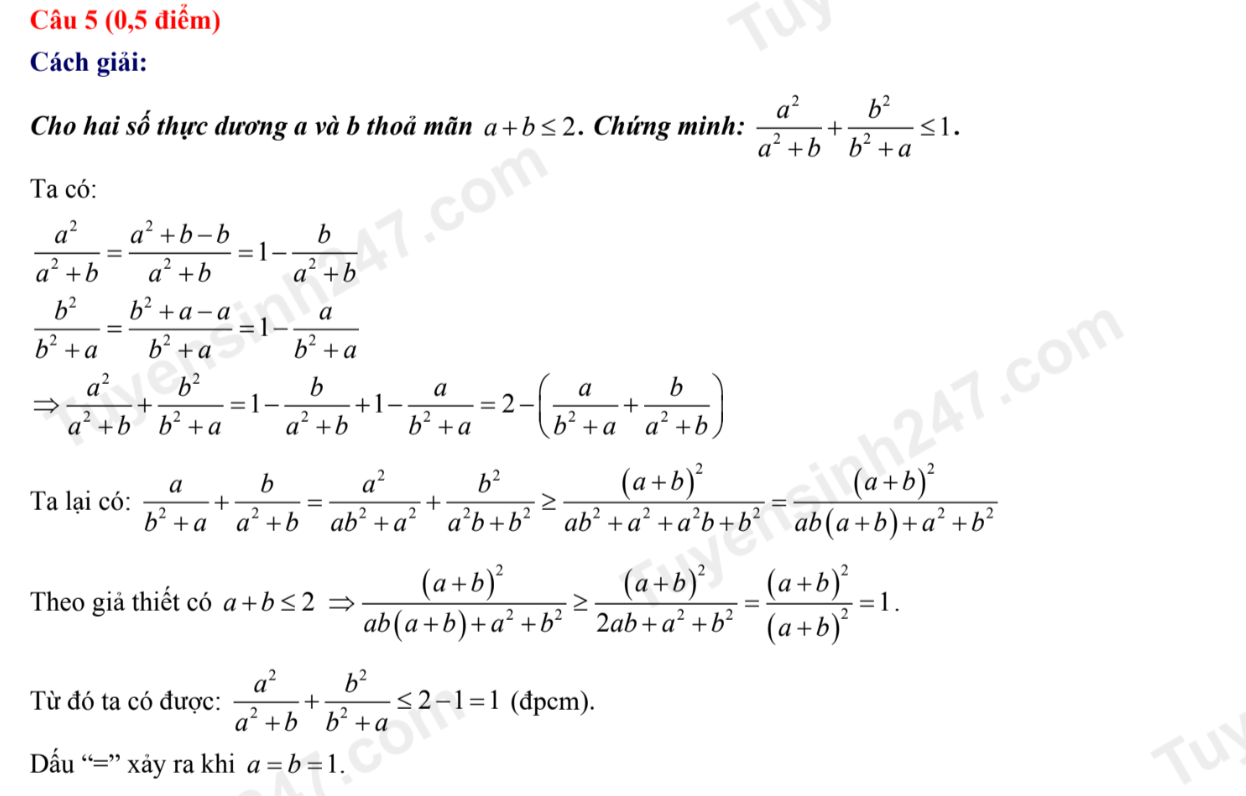 Đáp án đề thi tuyển sinh lớp 10 môn Toán tại Hà Nội năm 2023 - Ảnh 9.