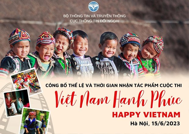 Cuộc thi "Việt Nam hạnh phúc - Happy Vietnam 2023” dành cho người Việt Nam và người nước ngoài trên toàn cầu.