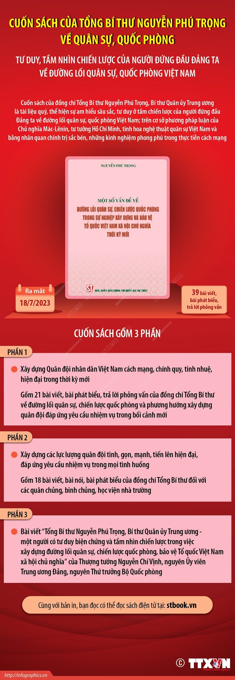 [Infographics] Giới thiệu cuốn sách của Tổng Bí thư Nguyễn Phú Trọng - Ảnh 1.