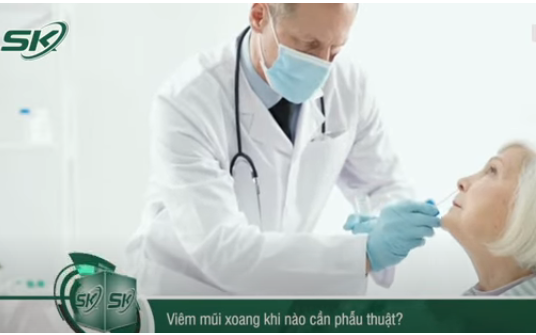 Bệnh viêm mũi xoang khi nào cần phẫu thuật?