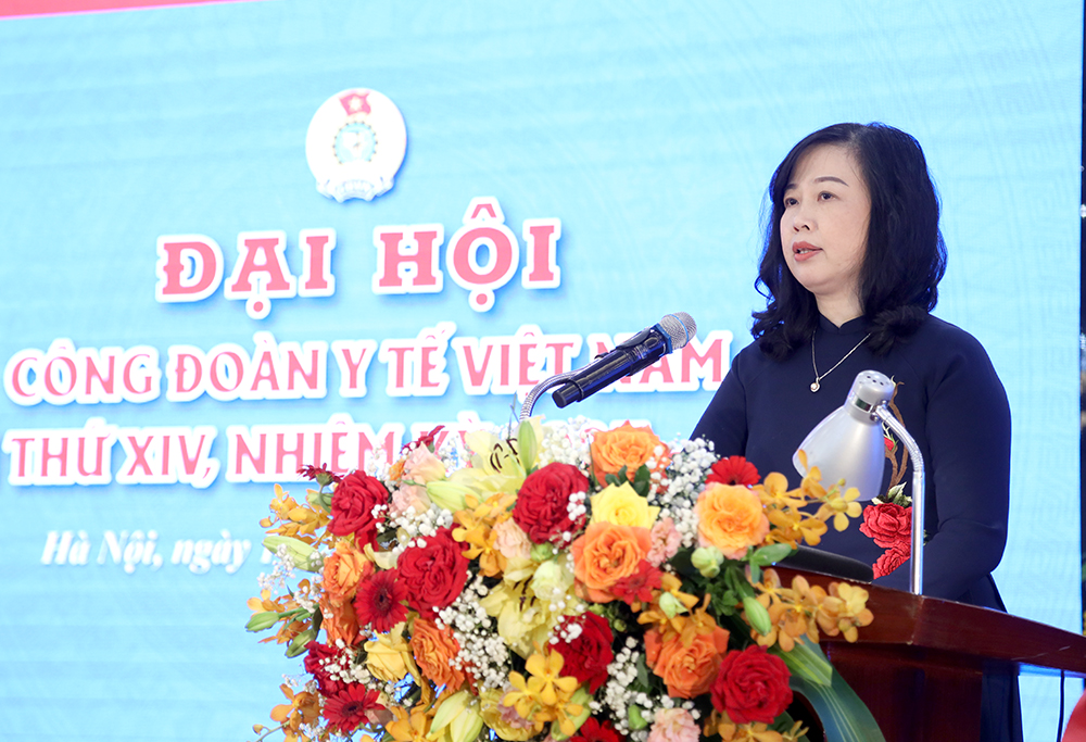 5 nhiệm vụ Bộ trưởng Bộ Y tế gửi đến Công đoàn Y tế Việt Nam nhiệm kỳ 2023-2028 - Ảnh 3.