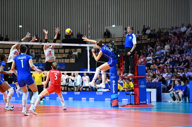 Đội tuyển Bóng chuyền Nữ Việt Nam dừng bước ở FIVB Challenger Cup 2023 - Ảnh 1.