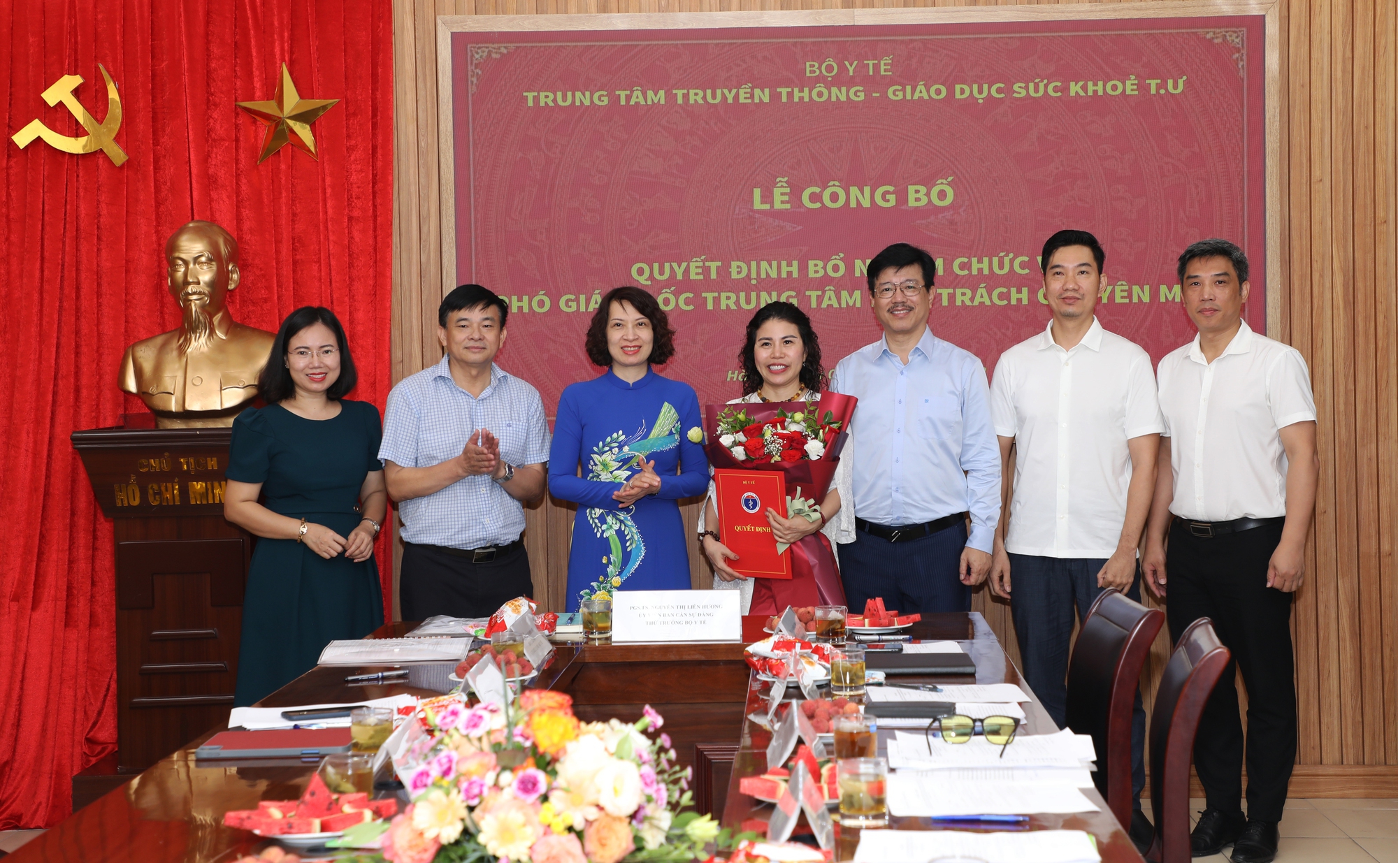 Thứ trưởng Thường trực Vũ Mạnh Hà làm việc với Trung tâm Truyền thông - Giáo dục Sức khỏe TW- Ảnh 6.