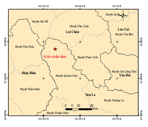 Hôm nay xảy ra 3 trận động đất ở Sơn La và Kon Tum gây rung lắc nhẹ - Ảnh 2.
