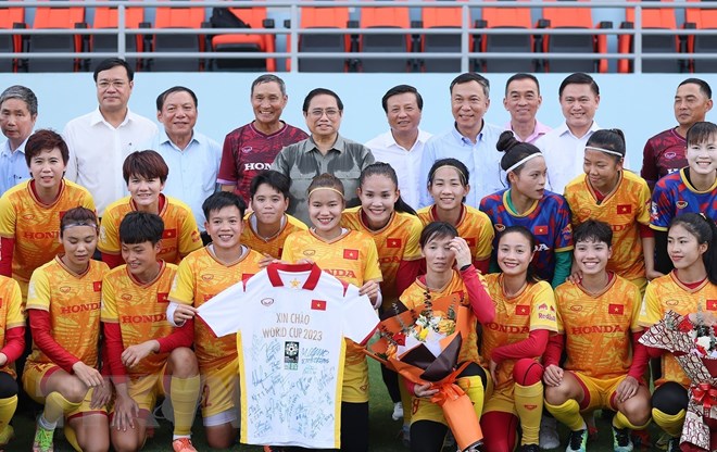 Thủ tướng gặp mặt, động viên Đội tuyển Bóng đá Nữ Việt Nam - Ảnh 7.