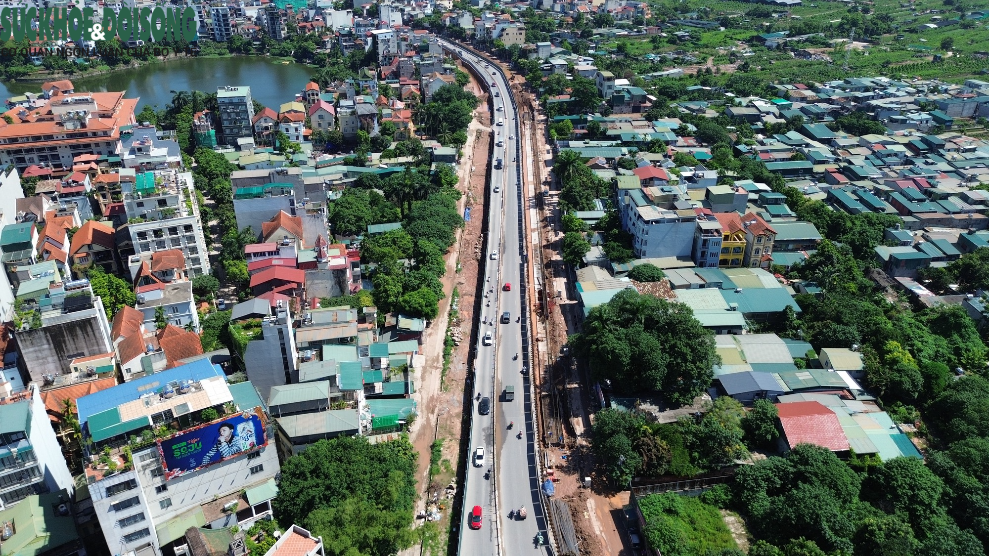 Tận thấy tiến độ thi công đê hữu Hồng vừa bị Hà Nội &quot;tuýt còi&quot; - Ảnh 5.