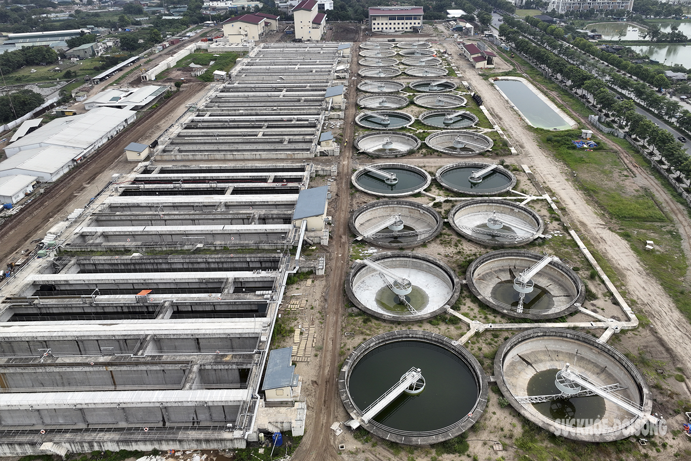 Cận cảnh nhà máy xử lý nước thải được kỳ vọng &quot;hồi sinh&quot; các dòng sông trên địa bàn Hà Nội - Ảnh 2.