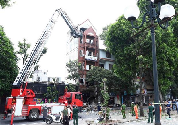 Hà Nội: Thăm hỏi các nạn nhân trong vụ nổ khí gas ở Yên Phụ - Ảnh 1.