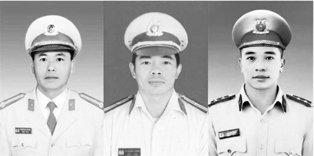 Truy tặng Huân chương Bảo vệ Tổ quốc cho 3 cảnh sát giao thông hy sinh ở đèo Bảo Lộc - Ảnh 1.