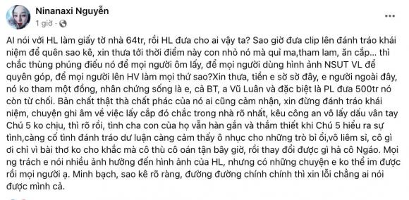 Lộ đoạn ghi âm của cố nghệ sĩ Vũ Linh nói con gái Hồng Loan ăn cắp, lừa tiền của mình - Ảnh 3.