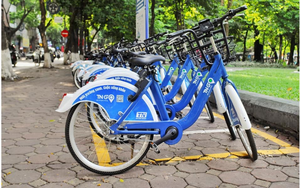 Chính thức đưa vào sử dụng dịch vụ xe đạp công cộng tại Hà Nội