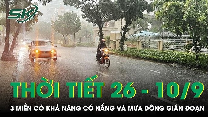 Dự báo thời tiết dịp nghỉ lễ Quốc khánh 2/9: Bắc bộ Và Hà Nội nắng nóng đan xen các đợt mưa