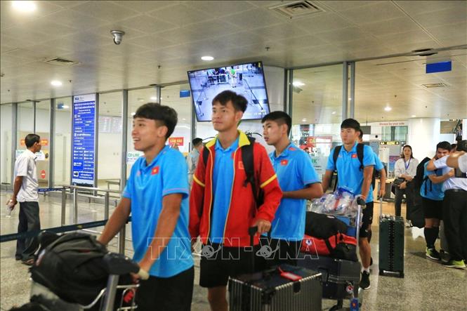 U23 Việt Nam về nước sau khi vô địch U23 Đông Nam Á 2023 - Ảnh 4.